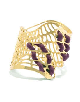 Anillo de ala dorada